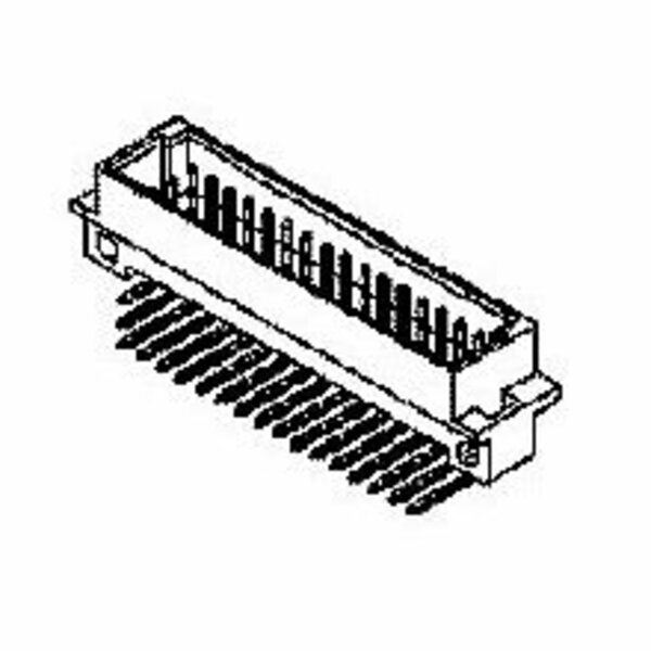 Molex Board Euro Connector, 96 Contact(S), 3 Row(S), Male, Right Angle, 0.1 Inch Pitch, Solder Terminal,  850032529